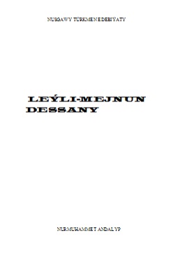 Leýli-Mejnun dessany